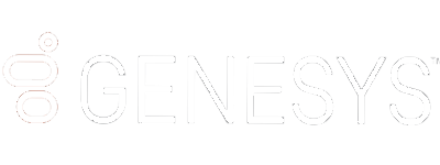 Genesys logo white